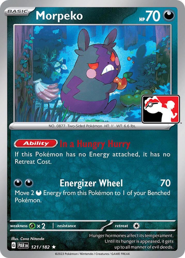 Paradox Rift Morpeko [Prize-Pack] Pokémon card